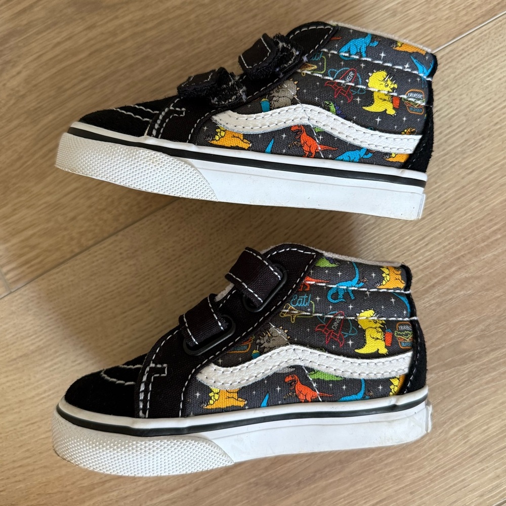 Toddler 5.5 Vans Dinosaur Sneakers FREE Shipping